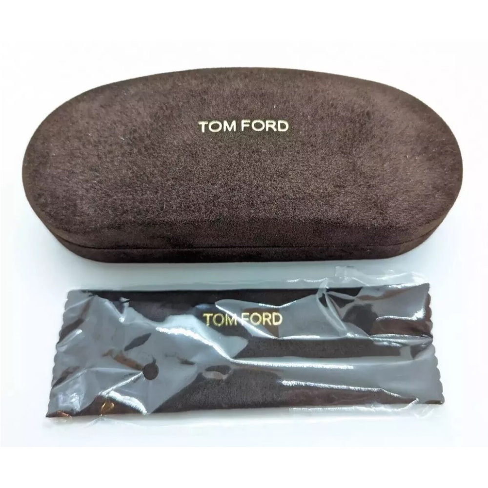 New Authentic TOM FORD Glasses Hard Case With Cleaning Cloth